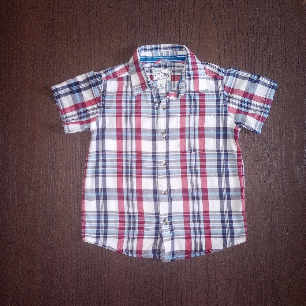 Casual shorts sleeves shirt "place"
